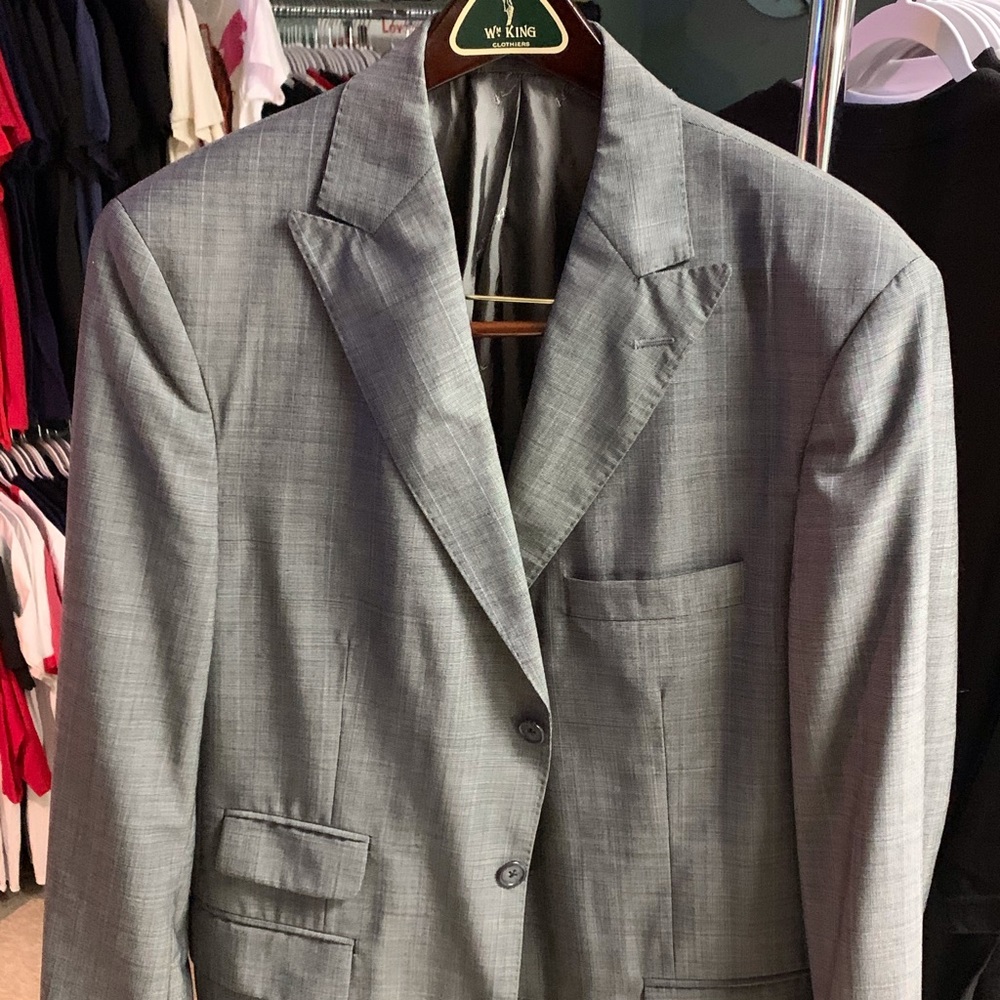 Gray Summer Weight Custom Suit
